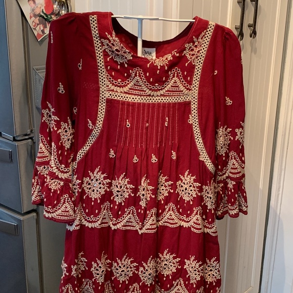 Ivy Jane ruffle sleeve tunic. Worn once. Retail 138‎ - Picture 1 of 6